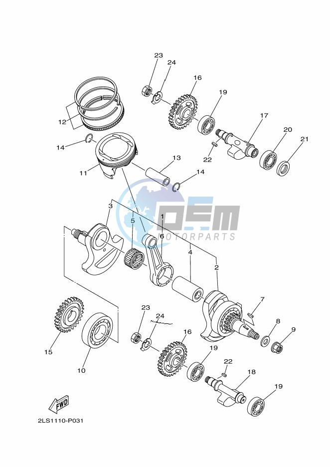 CRANKSHAFT & PISTON