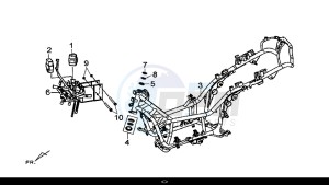 MAXSYM 600 I ABS EXECUTIVE (LX60A4-EU) (E4) (L7-M0) drawing FRAME BODY SET