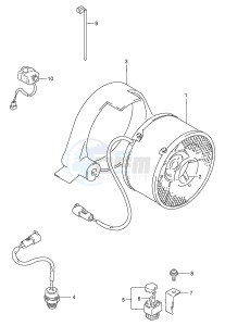 LT-F300 (E24) drawing COOLING FAN