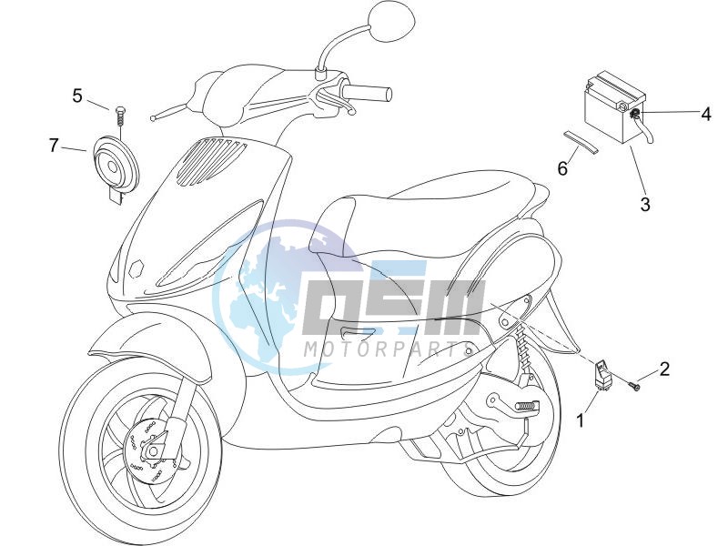 Remote control switches - Battery - Horn