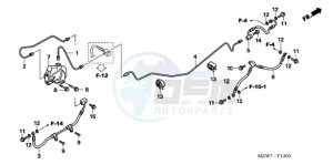 NT700VA UK - (E / MKH) drawing BRAKE LINES/PCV.