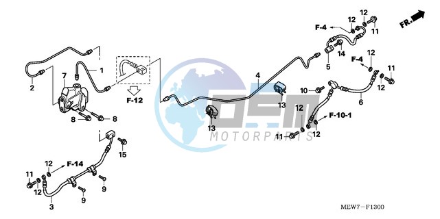 BRAKE LINES/PCV.