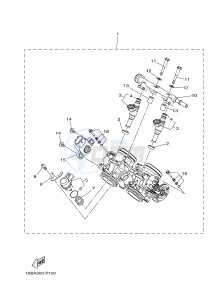 MT07A MT-07 ABS 700 (1XBM) drawing INTAKE 2