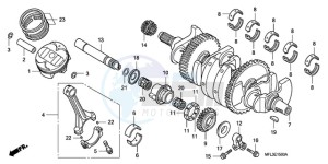 CBR1000RR9 Korea - (KO / MME) drawing CRANKSHAFT/PISTON