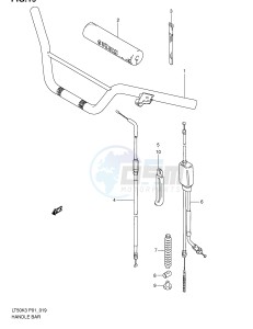 LT50 (P1) drawing HANDLEBAR