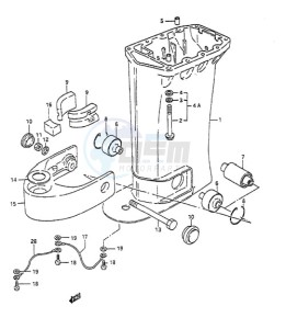 DT 65 drawing Drive Shaft Housing