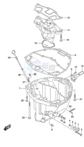 DF 300AP drawing Oil Pan