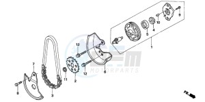 SH150R 125 drawing OIL PUMP