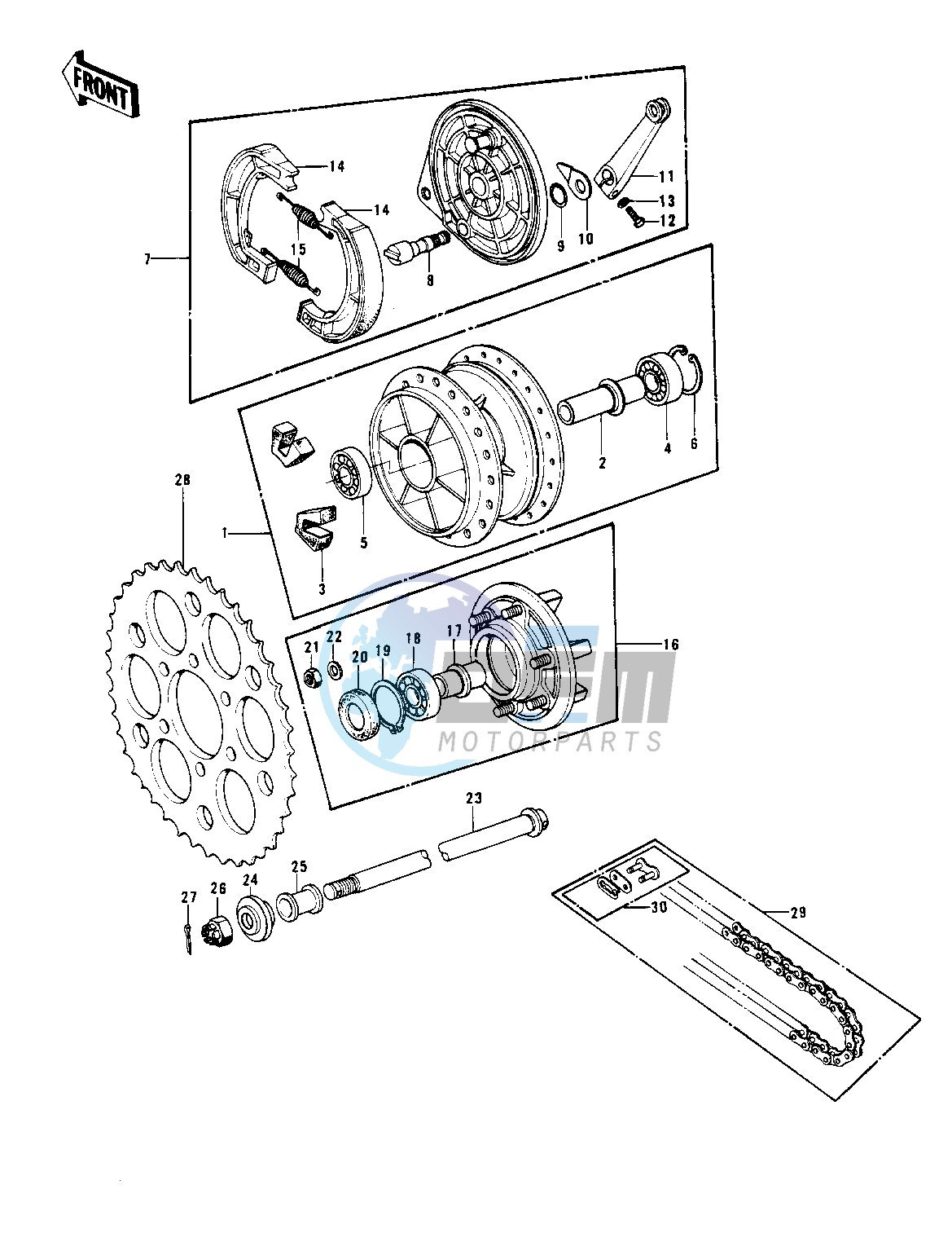 REAR HUB_BRAKE_CHAIN