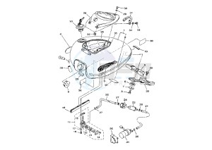 XVS A DRAG STAR CLASSIC 1100 drawing FUEL TANK