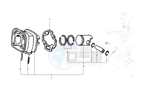 Runner PUREJET 50 drawing Cylinder - Piston