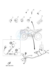 YFM450FWAD GRIZZLY 450 EPS (BM71) drawing ELECTRICAL 2