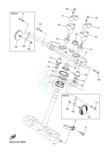 WR450F (2GC2 2GC3 2GC4 2GC4) drawing STEERING