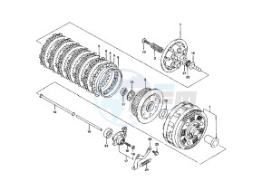 RAPTOR IE 650 drawing CLUTCH