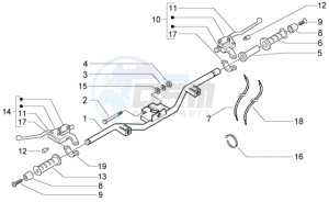 Beverly 500 (USA) USA drawing Handlebar - Brake Pump