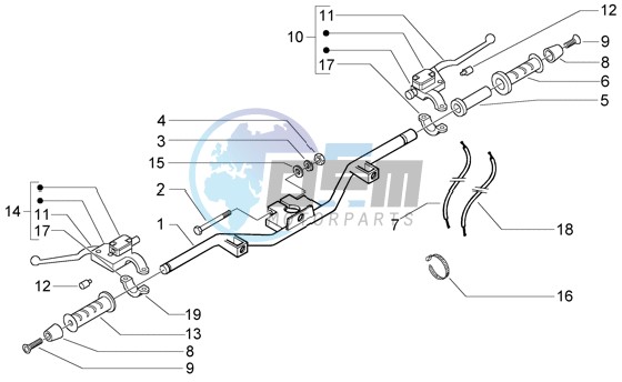 Handlebar - Brake Pump