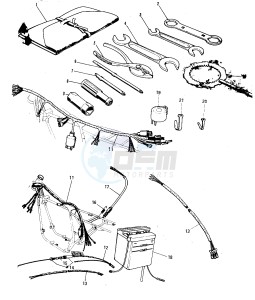 F7 (-A) 175 drawing CHASSIS ELECTRICAL EQUIPMENT_OWNER TOOLS