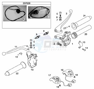 SPRINT 50 drawing Handlebar  (new switches)