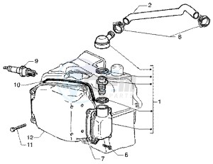 X9 180 Amalfi drawing Oil drain valve