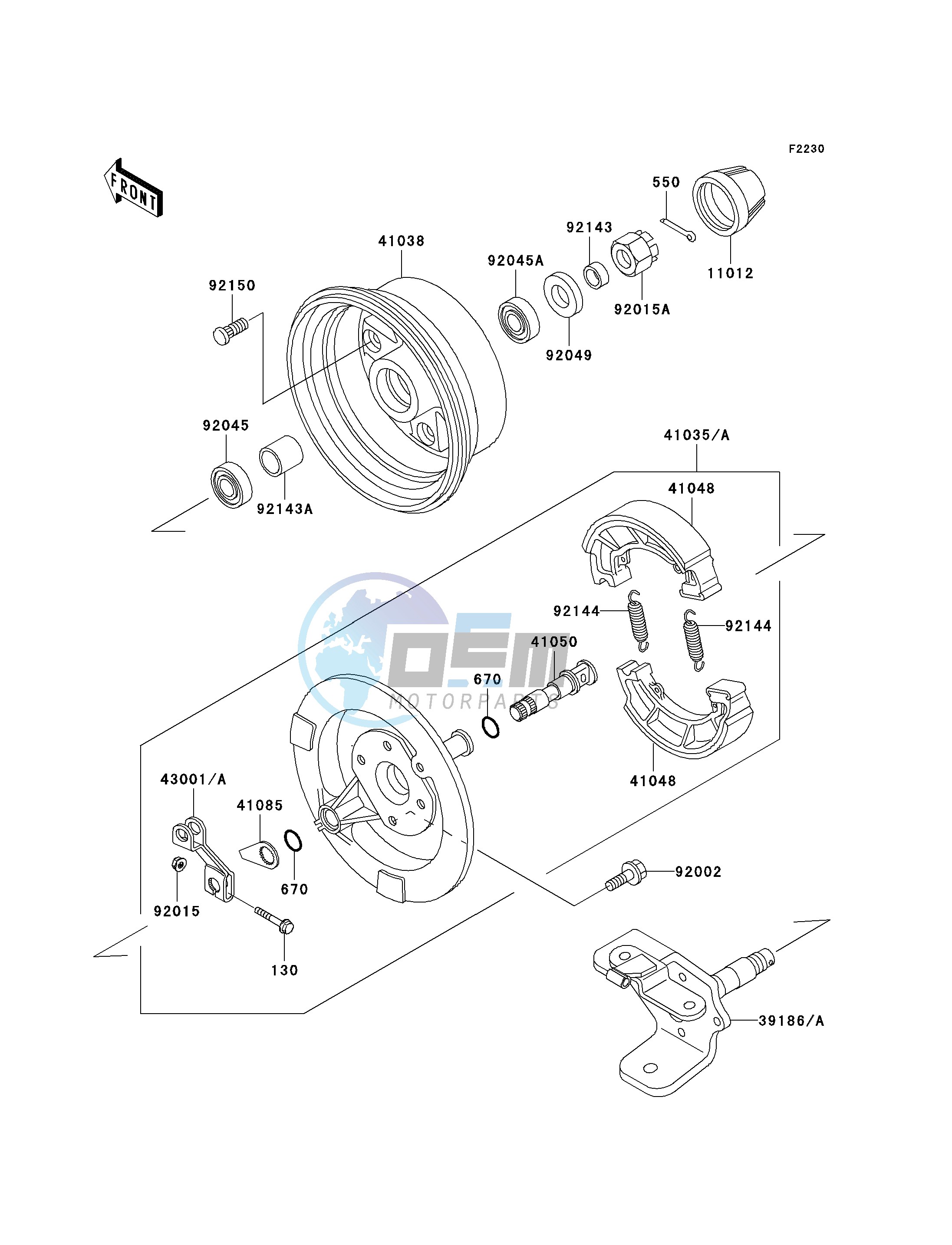 FRONT HUB