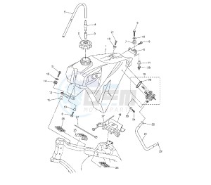 WR F 250 drawing FUEL TANK