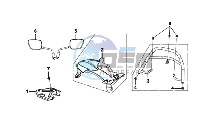 REAR MUDGUARD - REAR CARRIER