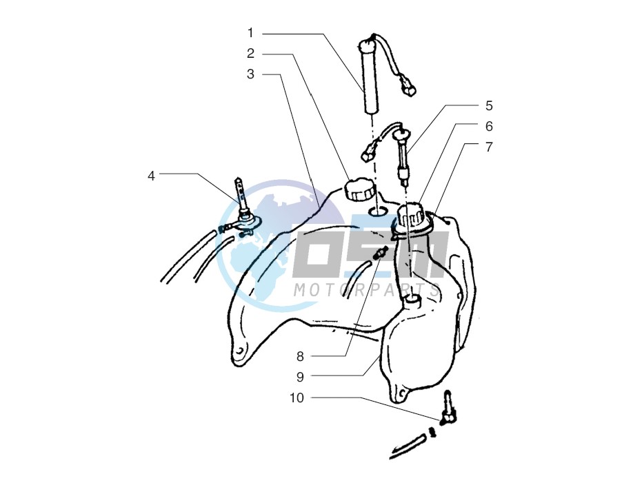 Fuel tank-Oil tank