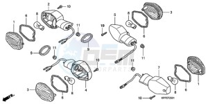 CBR125RWA Europe Direct - (ED / BLA) drawing WINKER (CBR125RW7/RW9/RWA)