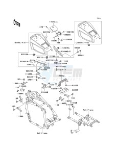 ZG 1200 B [VOYAGER XII] (B15-B17) [VOYAGER XII] drawing FRAME FITTINGS