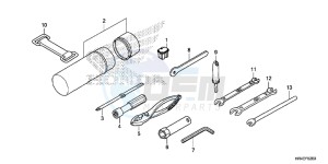 TRX500FM1H TRX500 ED drawing TOOLS