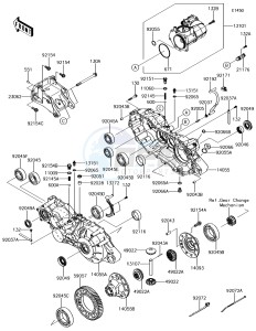 MULE PRO-DXT KAF1000BHF EU drawing Gear Box