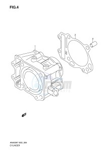 AN400 (E2) Burgman drawing CYLINDER