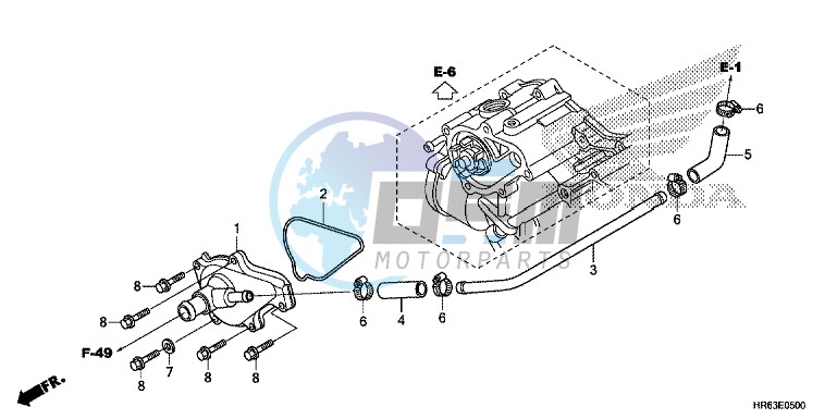 WATER PUMP COVER