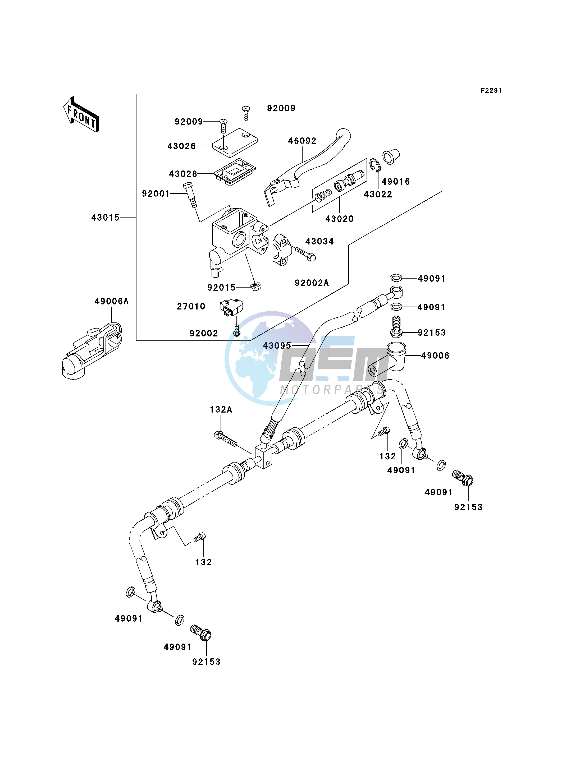 FRONT MASTER CYLINDER