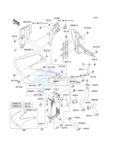 KX 85 A [KX85 MONSTER ENERGY] (A6F - A9FA) A9F drawing RADIATOR