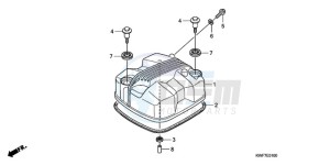 CBF125MA UK - (E) drawing CYLINDER HEAD COVER