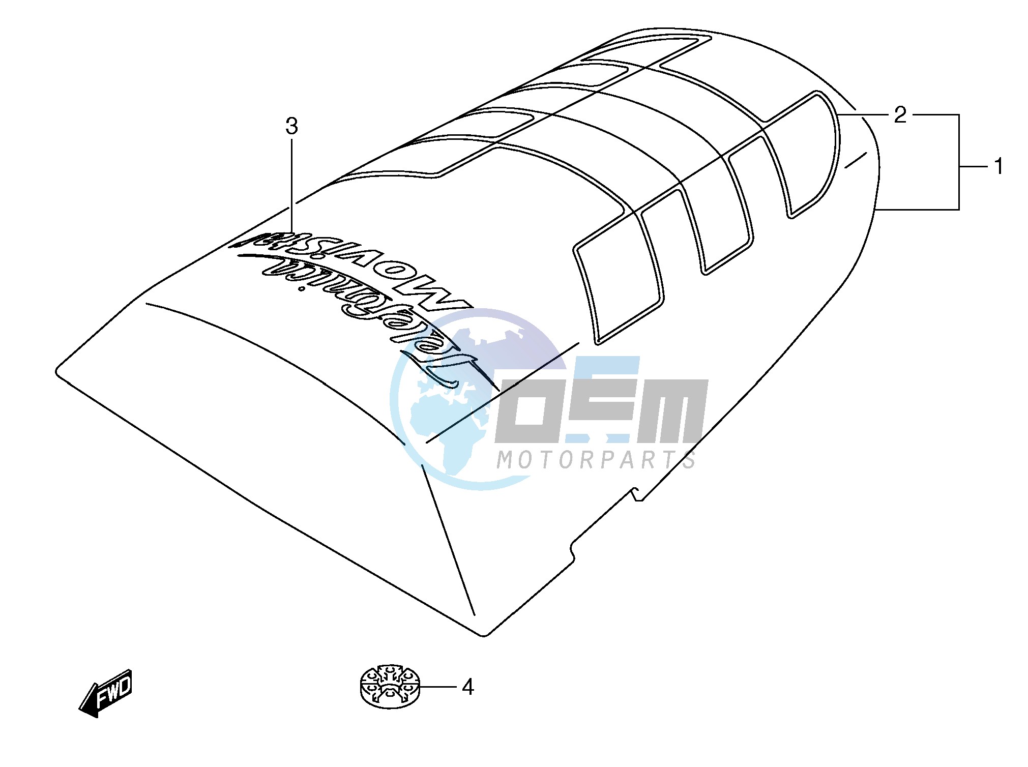 SEAT TAIL BOX (MODEL K2 FOR YC2)