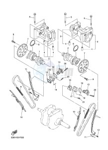 XVS1300A XVS1300A UBS MIDNIGHT STAR (1CS8) drawing CAMSHAFT & CHAIN