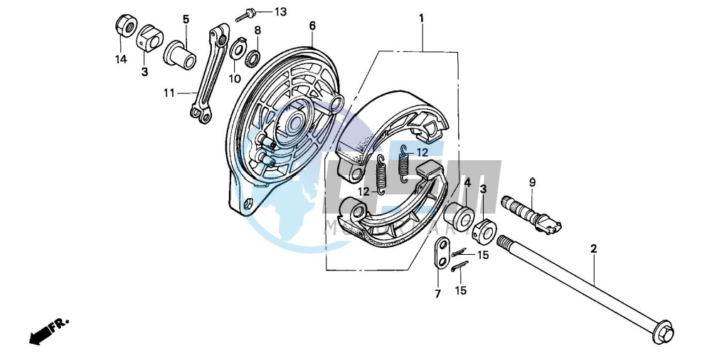 REAR BRAKE PANEL