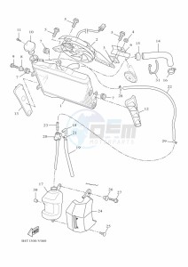 TRACER 7 35KW MTT690-U (B5T2) drawing RADIATOR & HOSE