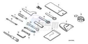 CBF1000S9 Ireland - (EK) drawing TOOLS