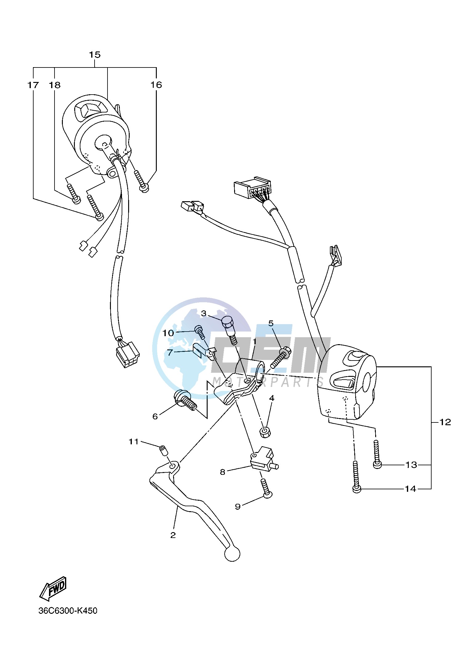 HANDLE SWITCH & LEVER