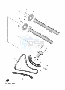 NIKEN GT MXT890D (BFD1) drawing CAMSHAFT & CHAIN