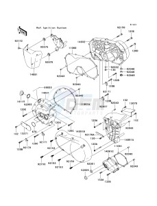 VN 900 B [VULCAN 900 CLASSIC] (6F-9F) B6F drawing ENGINE COVER-- S- -