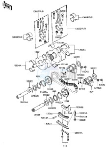 KZ 750 M [CSR TWIN] (M1) [CSR TWIN] drawing CRANKSHAFT_BALANCER