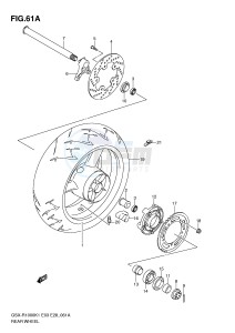 GSX-R1000 (E3-E28) drawing REAR WHEEL (GSX-R1000K2)