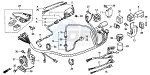 C50S drawing WIRE HARNESS/ IGNITION COIL