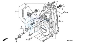 ST1300A9 UK - (E / ABS MKH MME) drawing FRONT CRANKCASE COVER