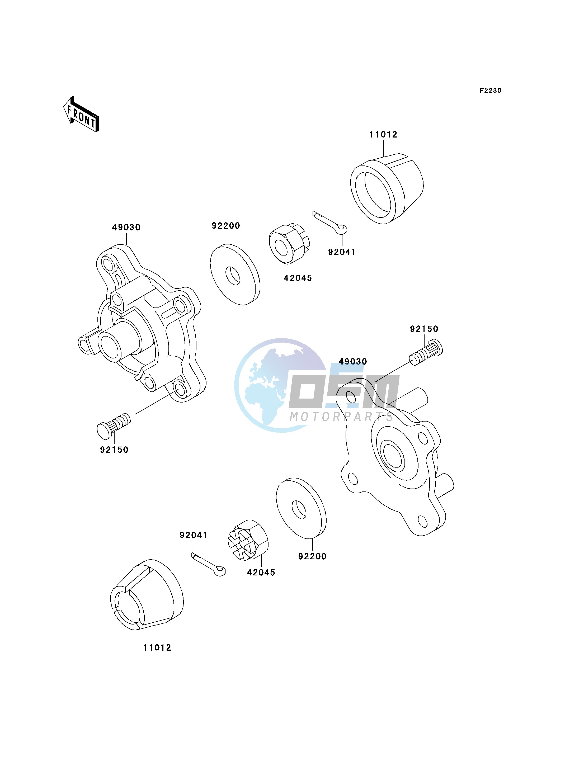 FRONT HUB