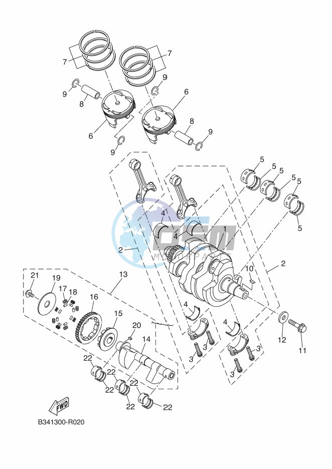 CRANKSHAFT & PISTON